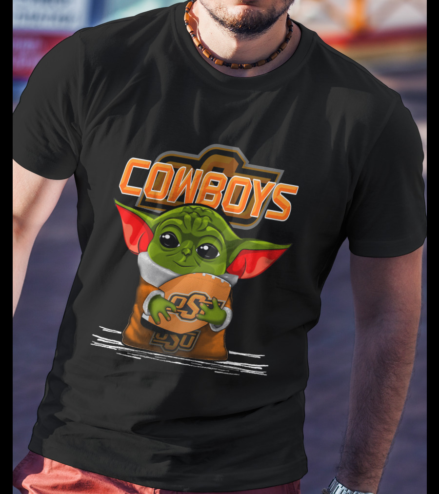 Cowboys OSU Yoda Football Fan T-Shirt