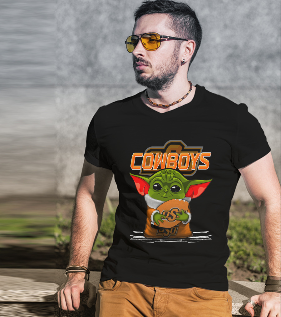 Cowboys OSU Yoda Football Fan T-Shirt