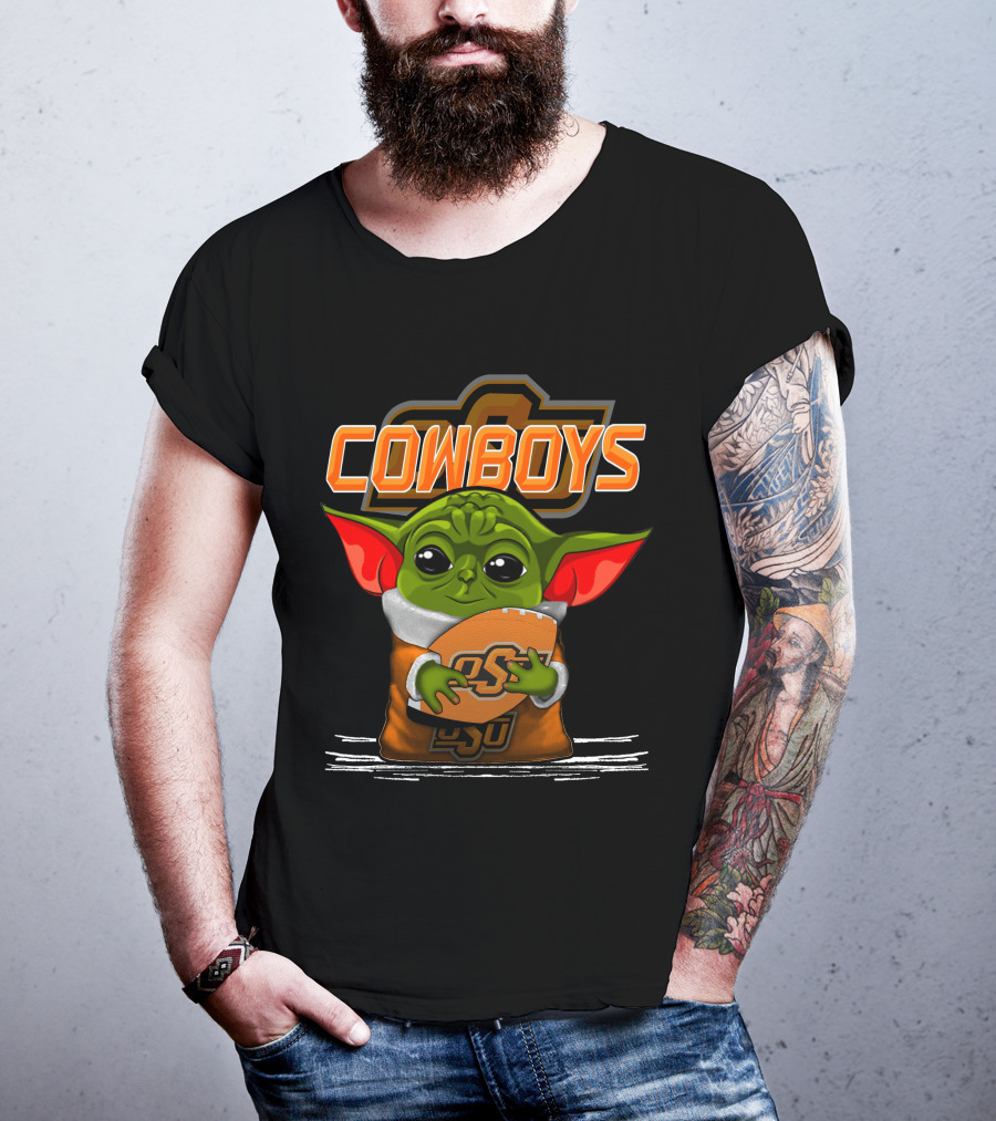 Cowboys OSU Yoda Football Fan T-Shirt