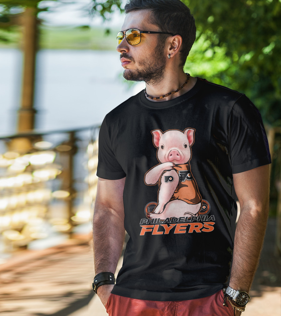 Philadelphia Flyers Pig Mascot T-Shirt