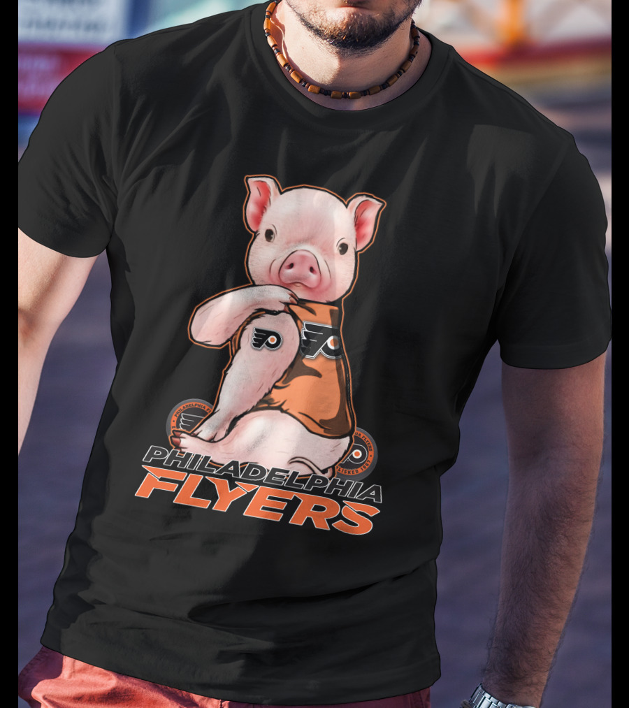 Philadelphia Flyers Pig Mascot T-Shirt