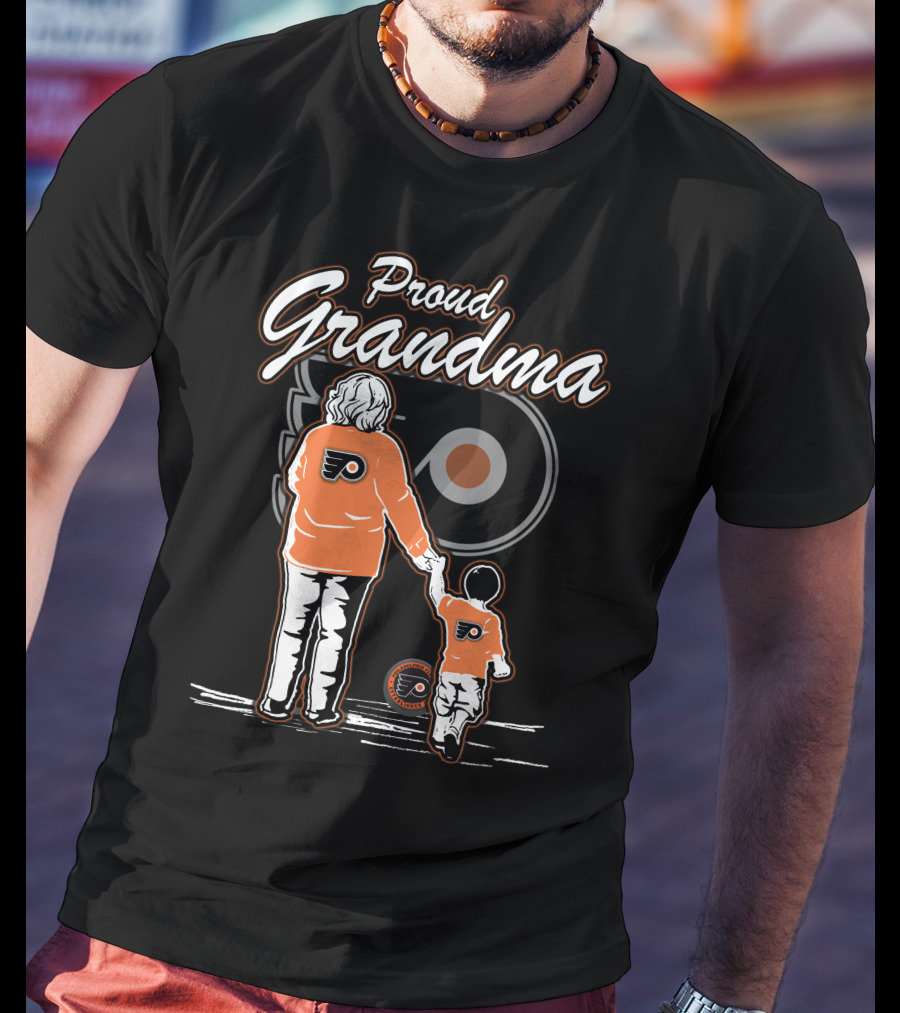 Proud Grandma Philadelphia Flyers NHL T-Shirt