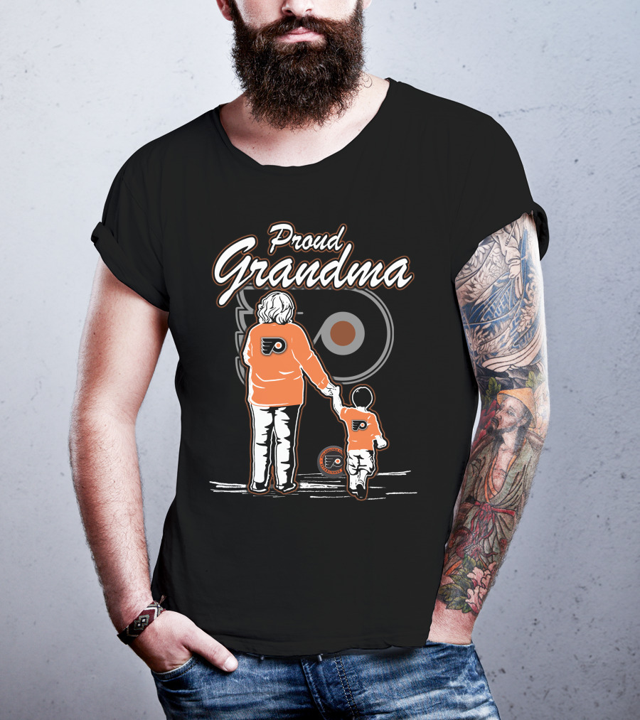 Proud Grandma Philadelphia Flyers NHL T-Shirt