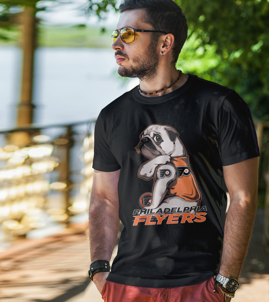 Philadelphia Flyers Pug Mascot T-Shirt
