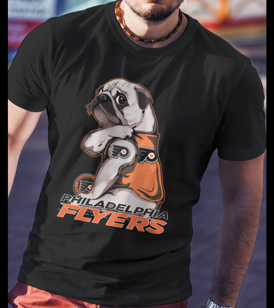 Philadelphia Flyers Pug Mascot T-Shirt