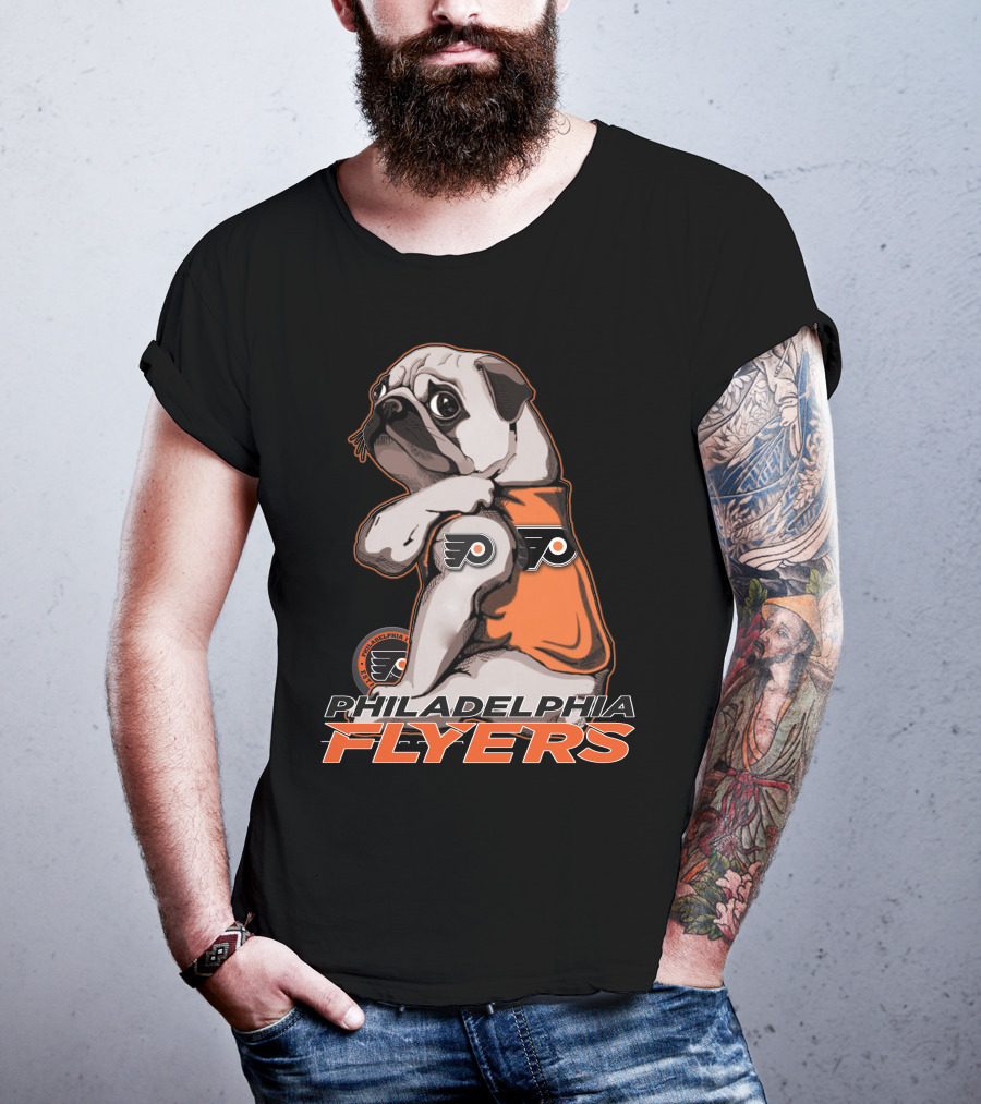 Philadelphia Flyers Pug Mascot T-Shirt
