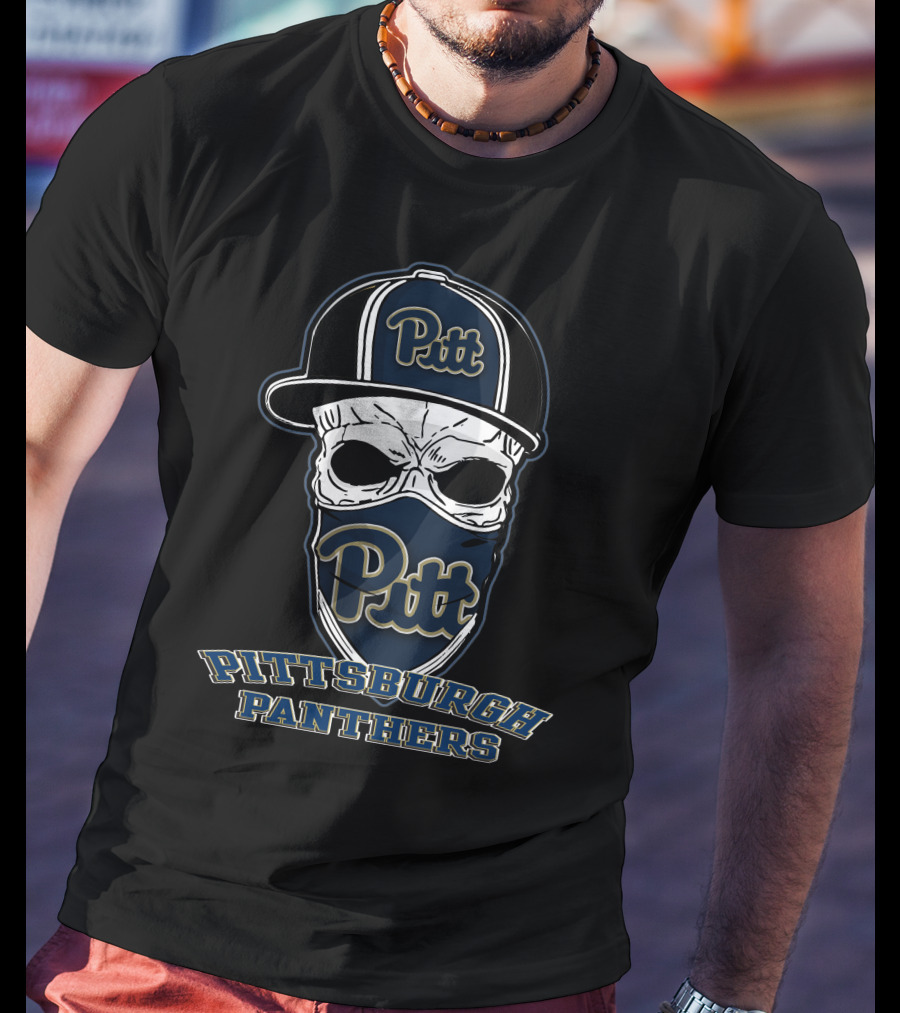 Pitt Skull Hat Pittsburgh Panthers T-Shirt