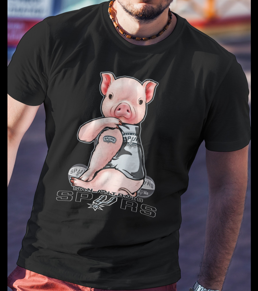 San Antonio Spurs Pig With Spurs T-Shirt