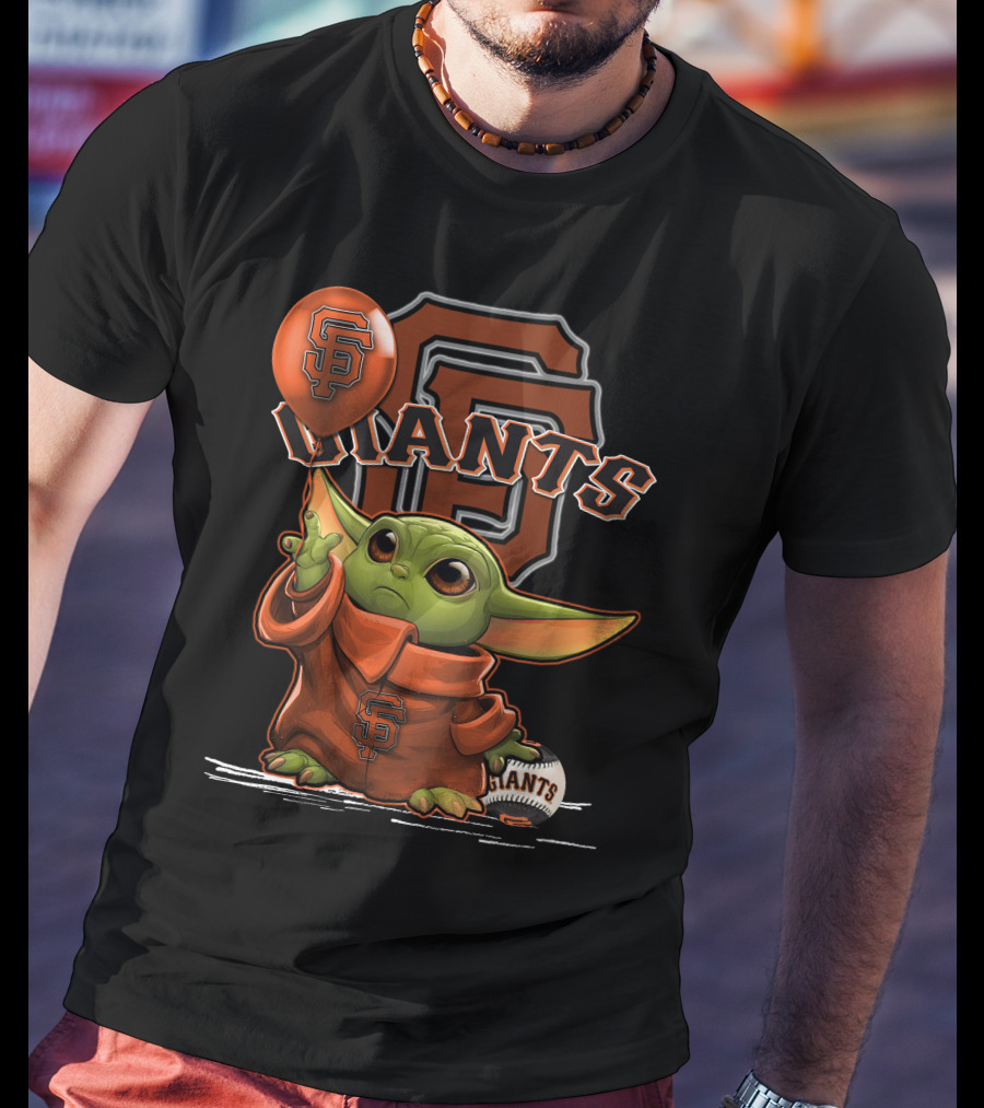 SF Giants Yoda Balloon T-Shirt