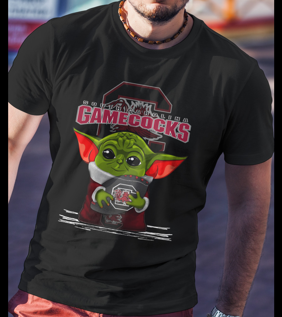 South Carolina Gamecocks Yoda Football Fan T-Shirt