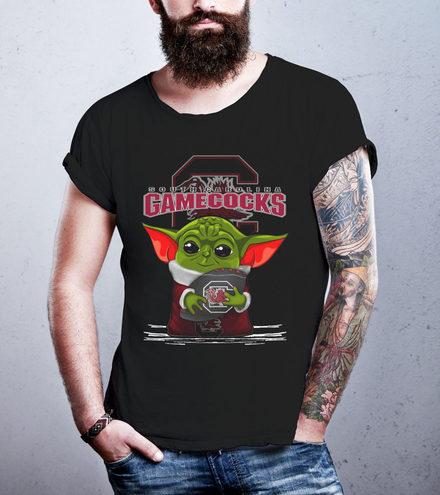 South Carolina Gamecocks Yoda Football Fan T-Shirt