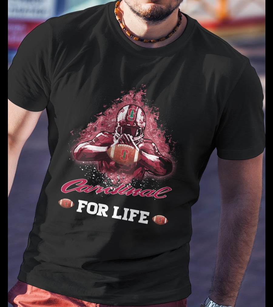 Cardinal For Life Stanford Football Energy And Passion T-Shirt