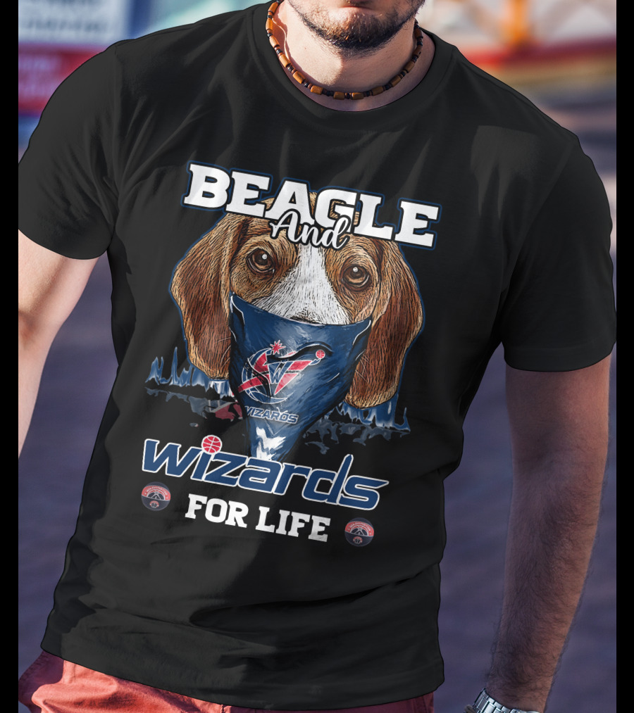 Beagle And Wizards For Life Washington Wizards T-Shirt
