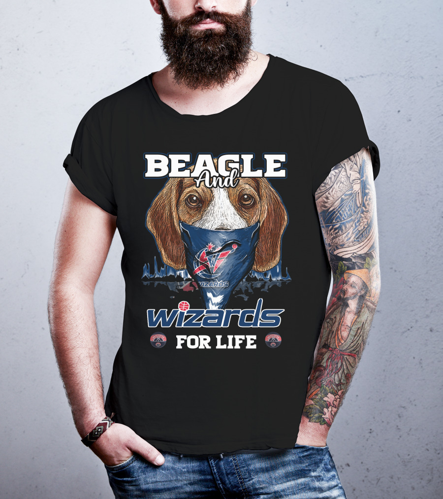 Beagle And Wizards For Life Washington Wizards T-Shirt
