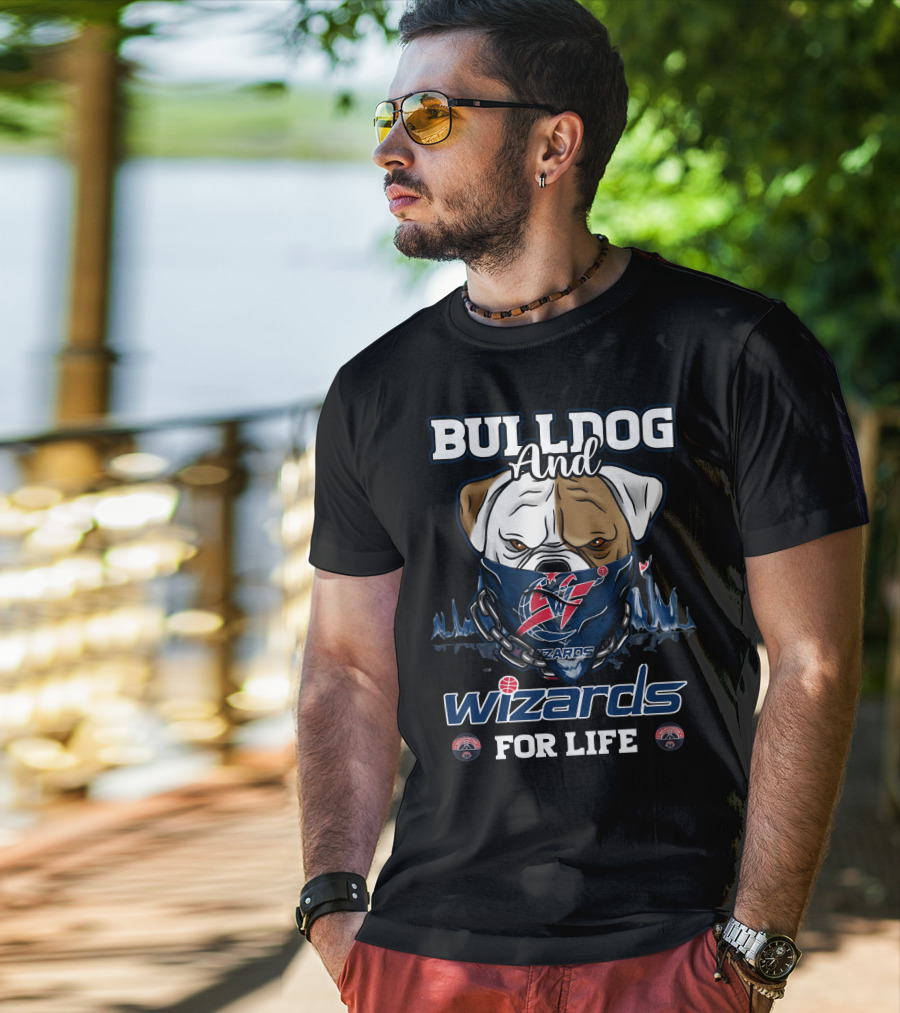 Bulldog And Wizards For Life Washington T-Shirt