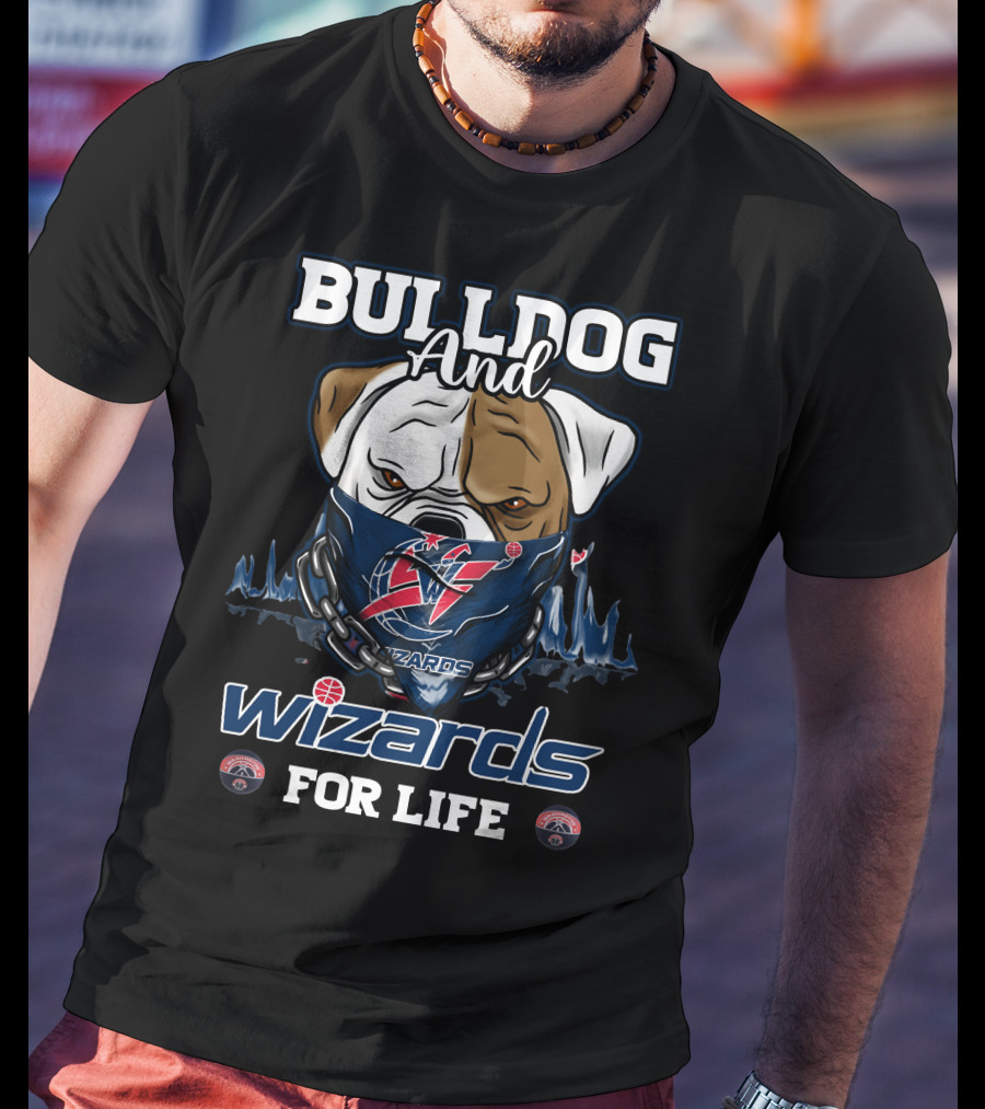 Bulldog And Wizards For Life Washington T-Shirt