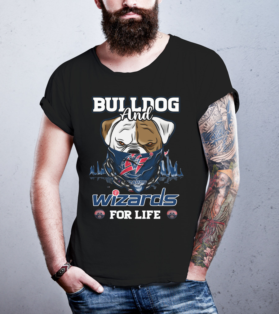 Bulldog And Wizards For Life Washington T-Shirt