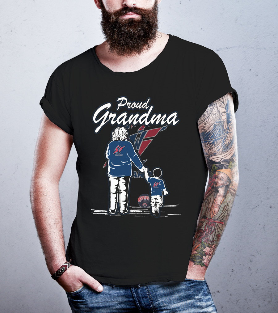 Proud Grandma Washington Wizards Basketball T-Shirt