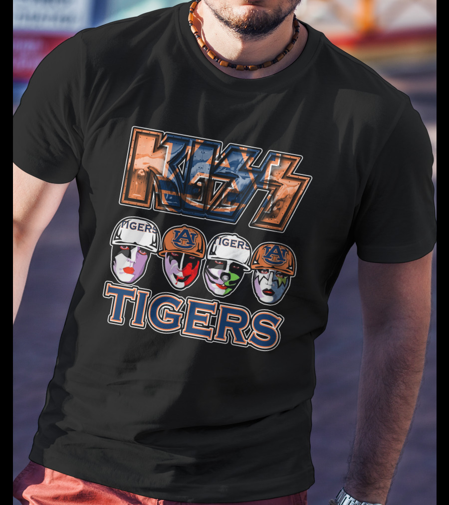 KISS Auburn Tigers Band Fan T-Shirt