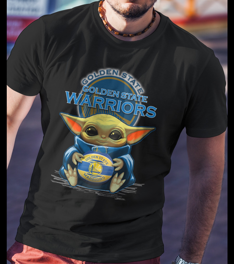 Golden State Warriors Baby Yoda Basketball Fan T-Shirt