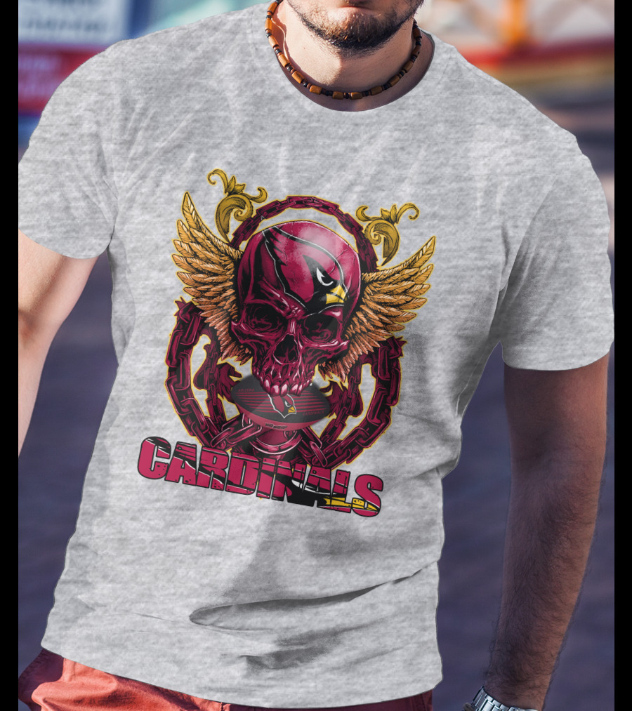 Cardinals Skullfb Arizona Cardinals T-Shirt