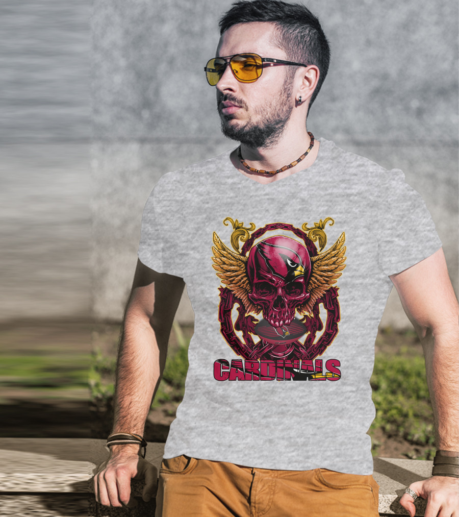 Cardinals Skullfb Arizona Cardinals T-Shirt