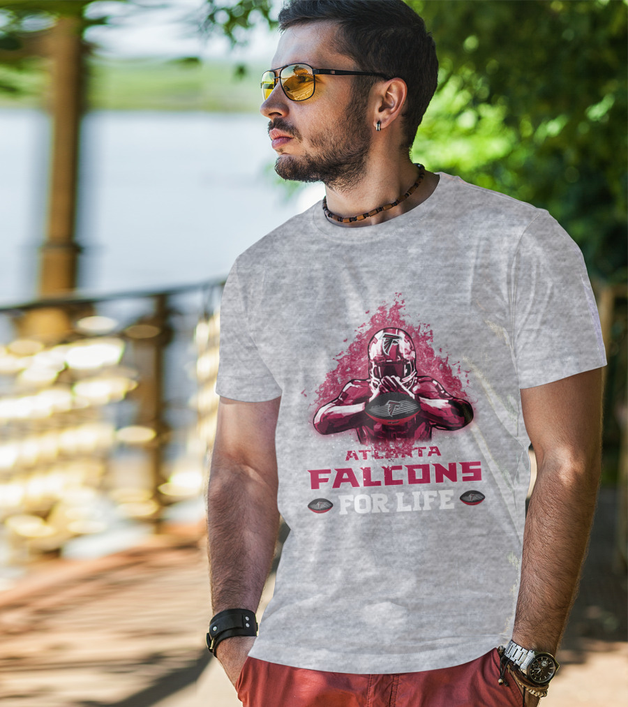 Atlanta Falcons For Life Football Player Armor T-Shirt