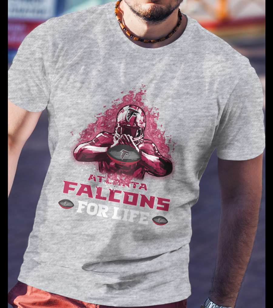 Atlanta Falcons For Life Football Player Armor T-Shirt