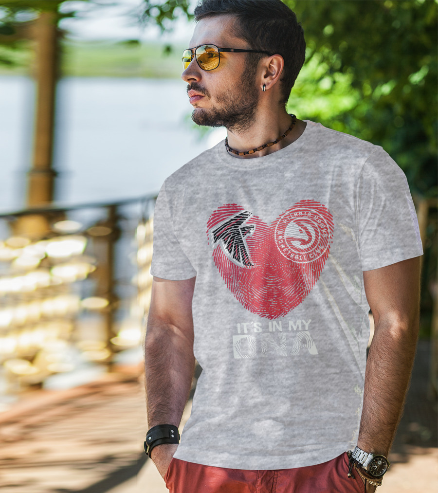 Atlanta Falcons It's In My Dna Heart T-Shirt