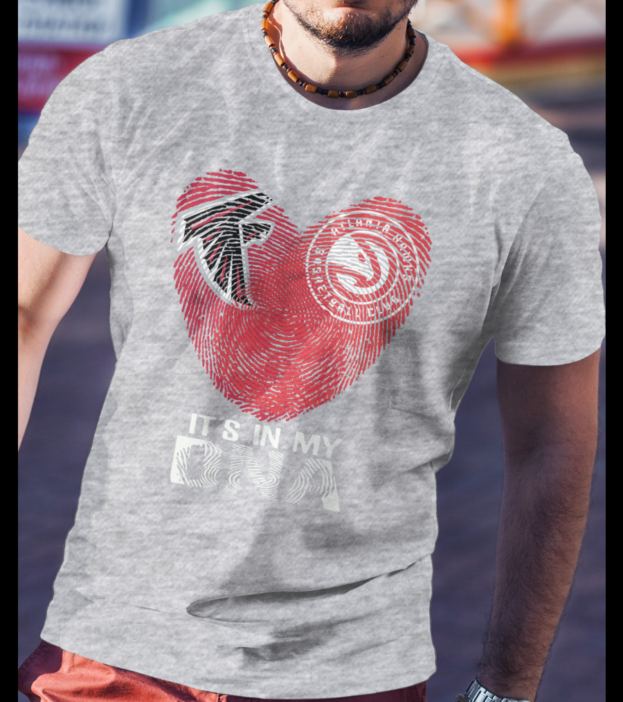 Atlanta Falcons It's In My Dna Heart T-Shirt