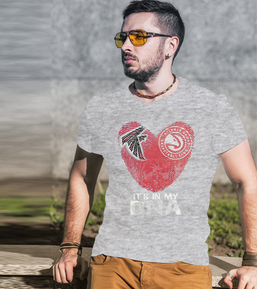 Atlanta Falcons It's In My Dna Heart T-Shirt