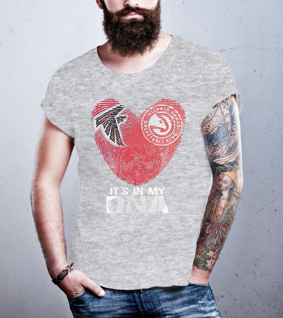 Atlanta Falcons It's In My Dna Heart T-Shirt