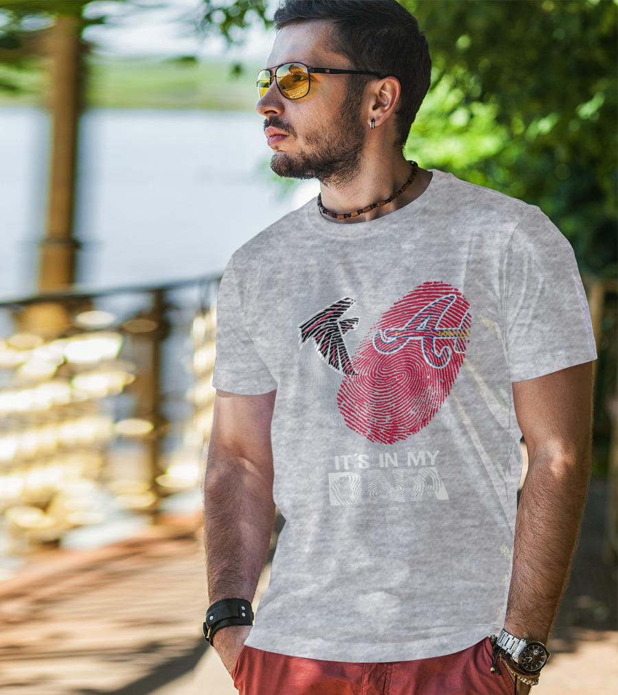 Atlanta Falcons Braves It's In My Dna T-Shirt