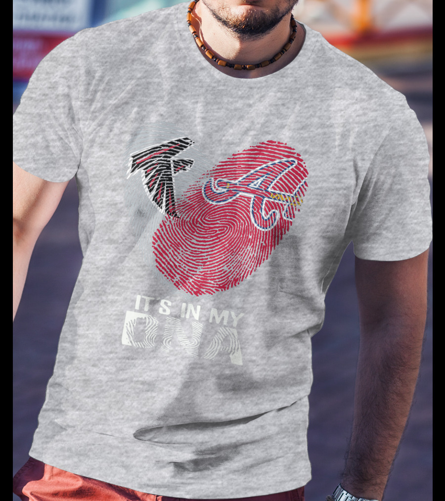 Atlanta Falcons Braves It's In My Dna T-Shirt
