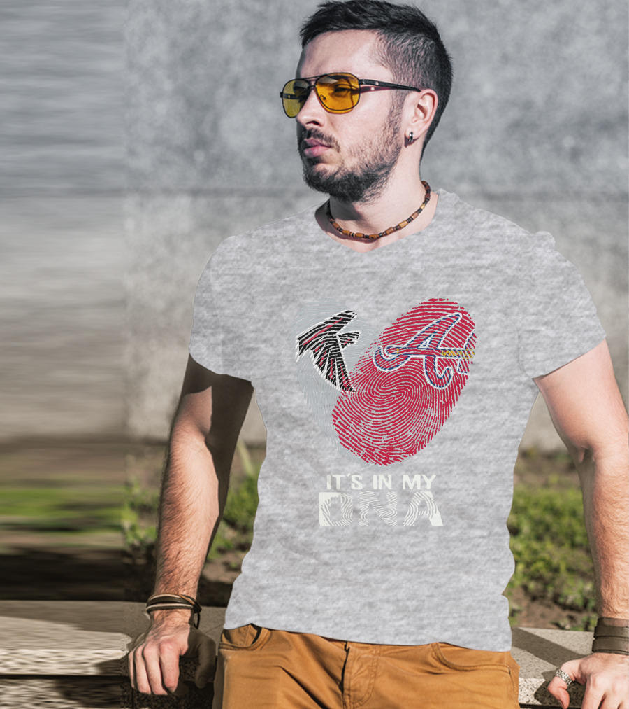 Atlanta Falcons Braves It's In My Dna T-Shirt