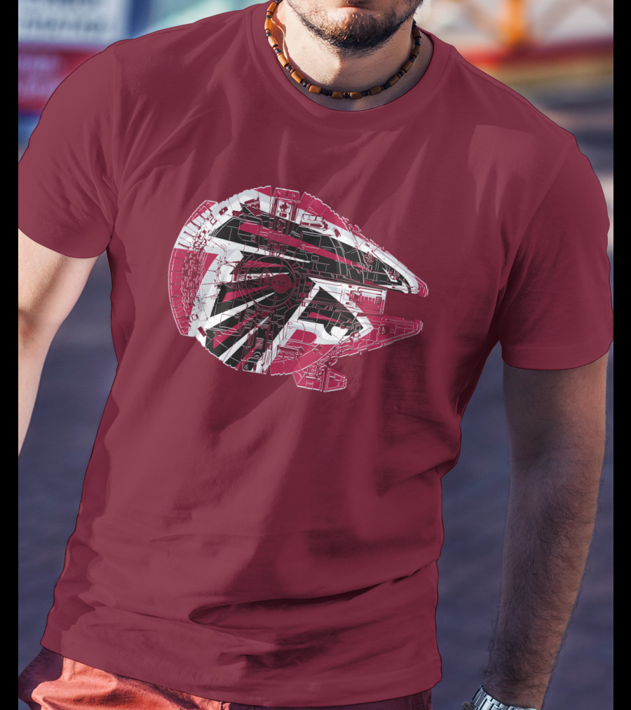 Atlanta Falcons Millennium Falcon 69 Spaceship T-Shirt