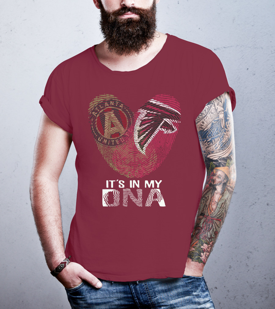 Atlanta Falcons And Atlanta United It’s In My DNA T-Shirt