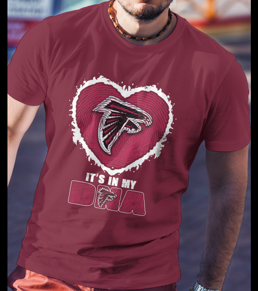 Atlanta Falcons Heart It's In My Dna T-Shirt