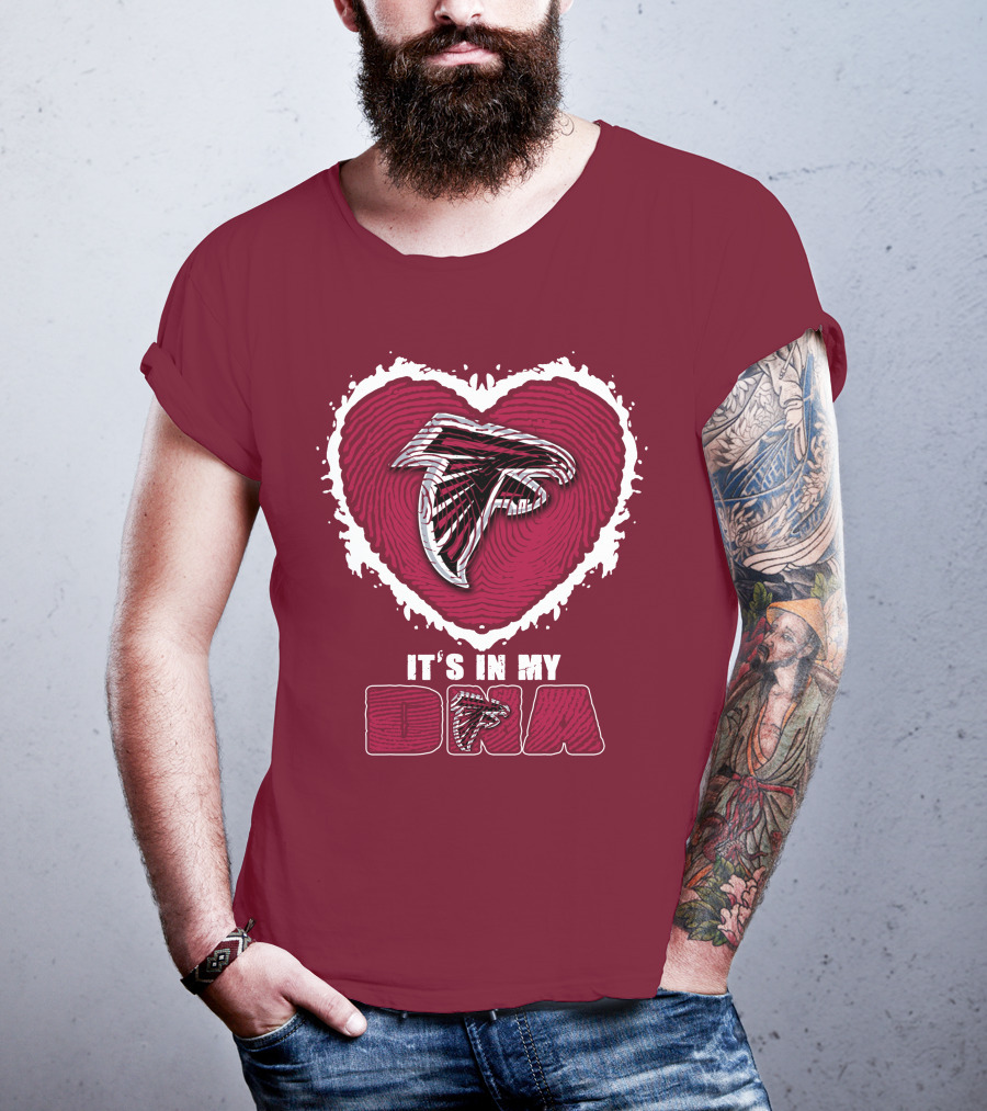 Atlanta Falcons Heart It's In My Dna T-Shirt