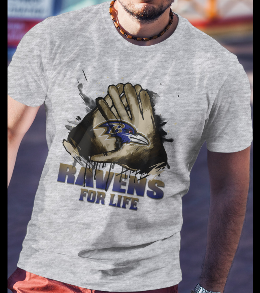 Ravens For Life Baltimore 28 T-Shirt