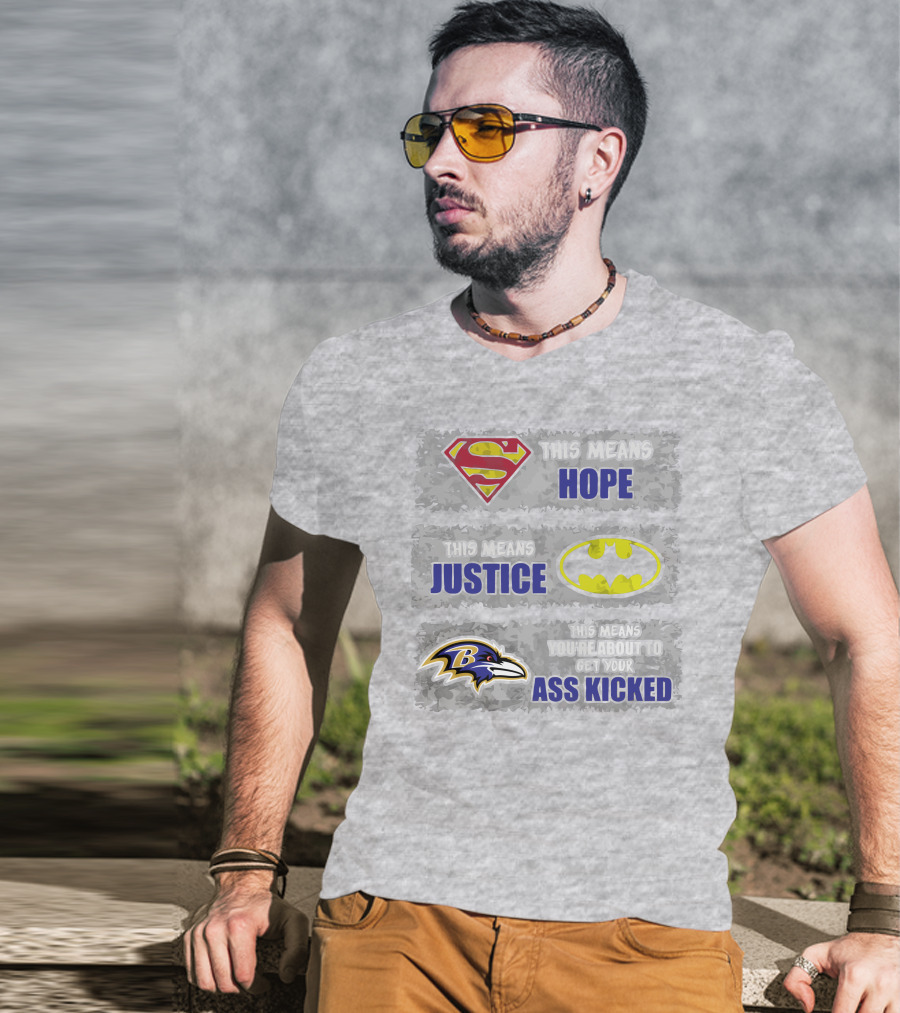 Baltimore Ravens This Means You’re About To Get Your Ass Kicked T-Shirt