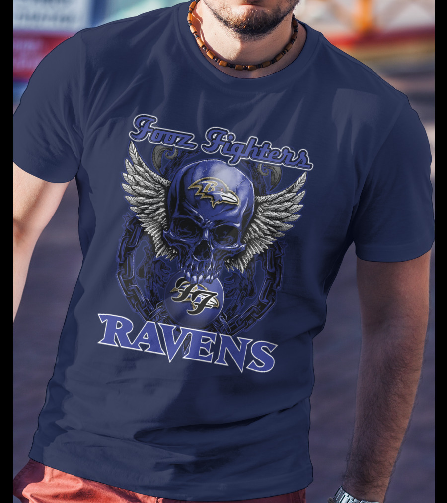 Foo Fighters Ravens Baltimore F7 T-Shirt