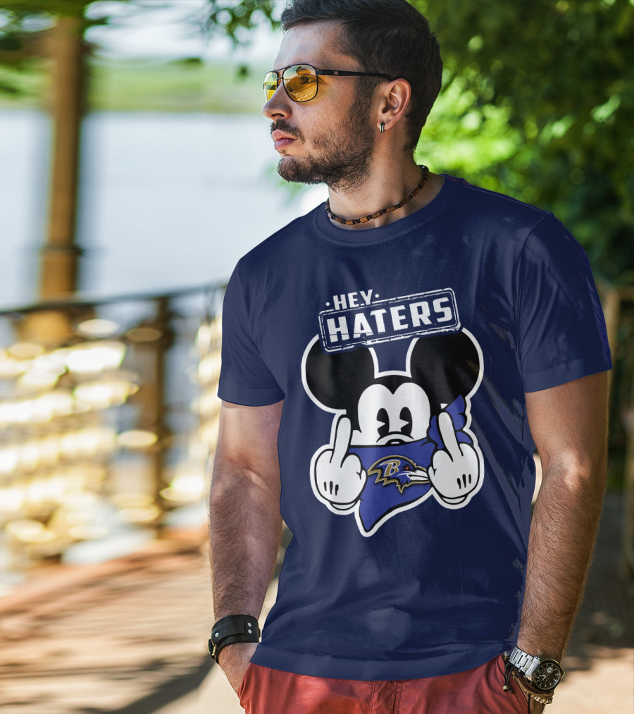 Hey Haters Mick V2 Baltimore Ravens T-Shirt