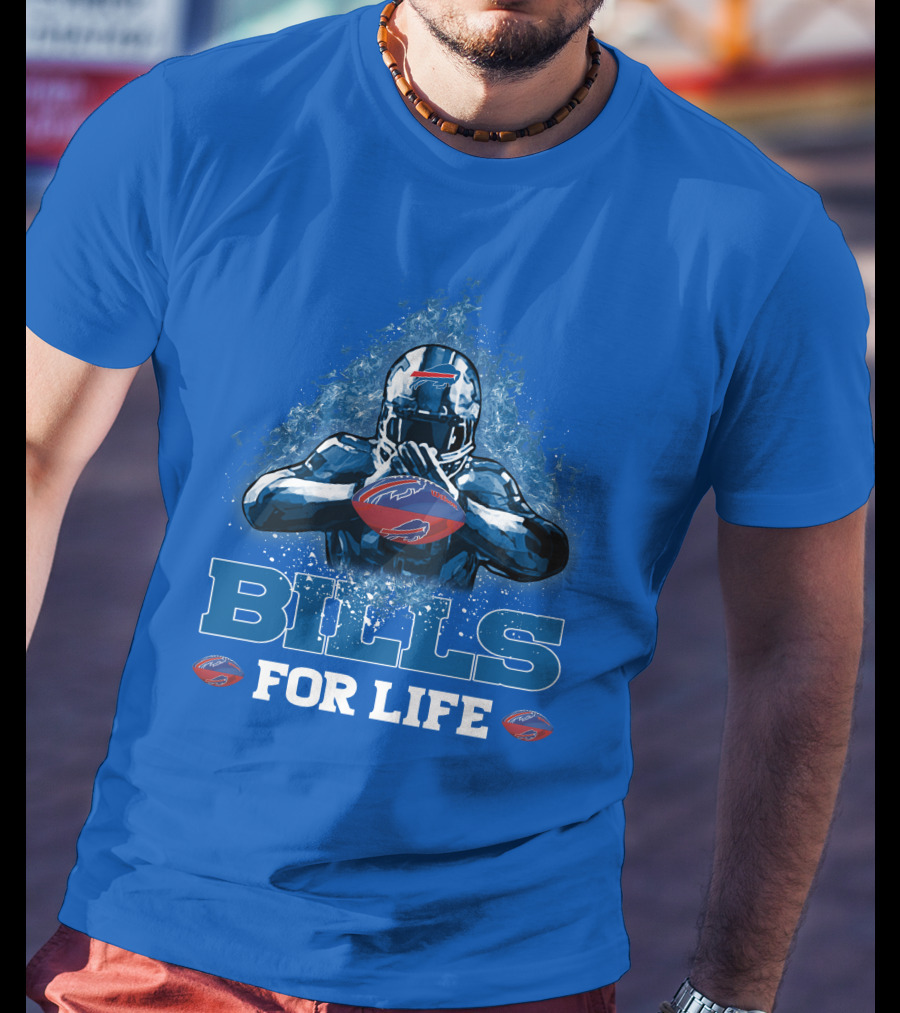 Bills For Life Buffalo Bills Fan Spirit T-Shirt