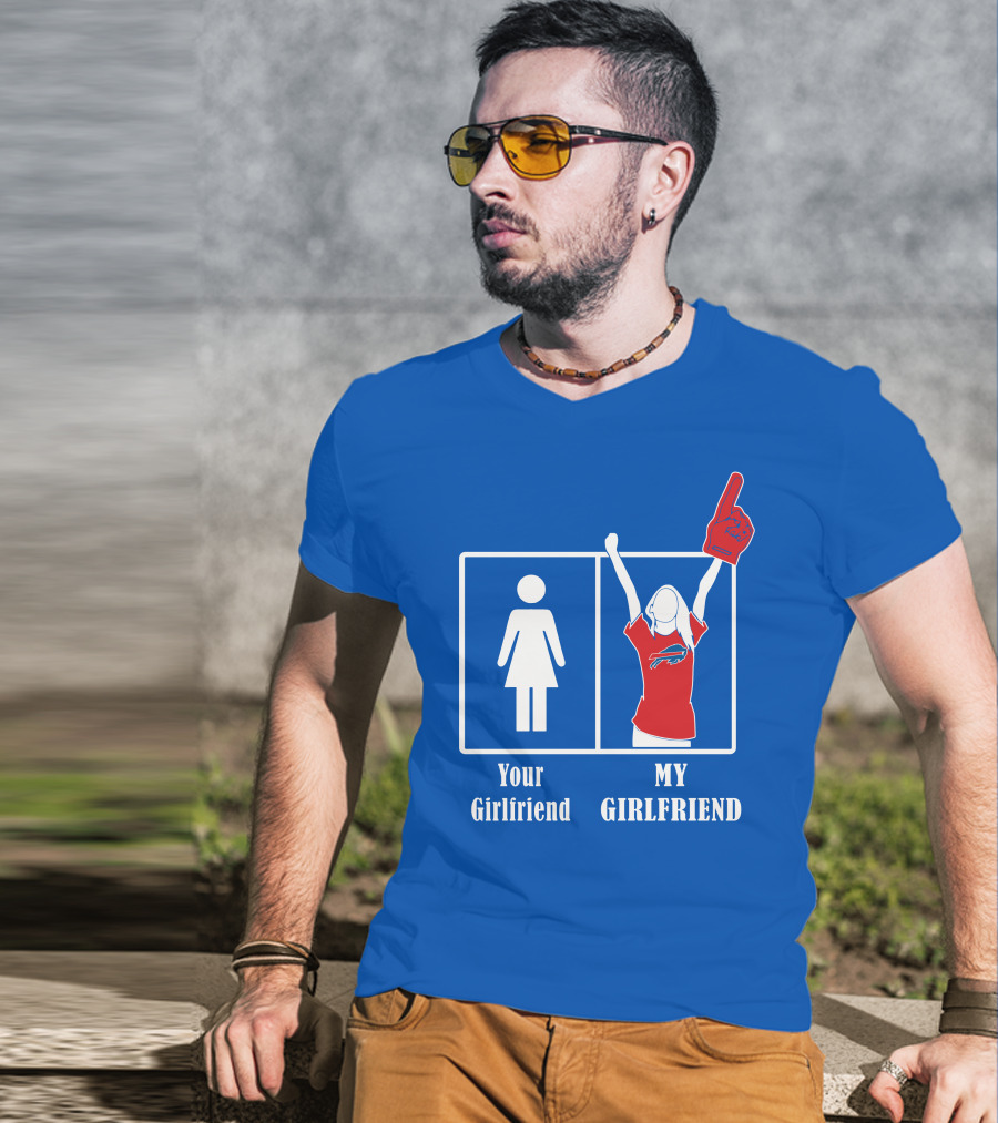 Buffalo Bills My Girlfriend Number One Fan T-Shirt