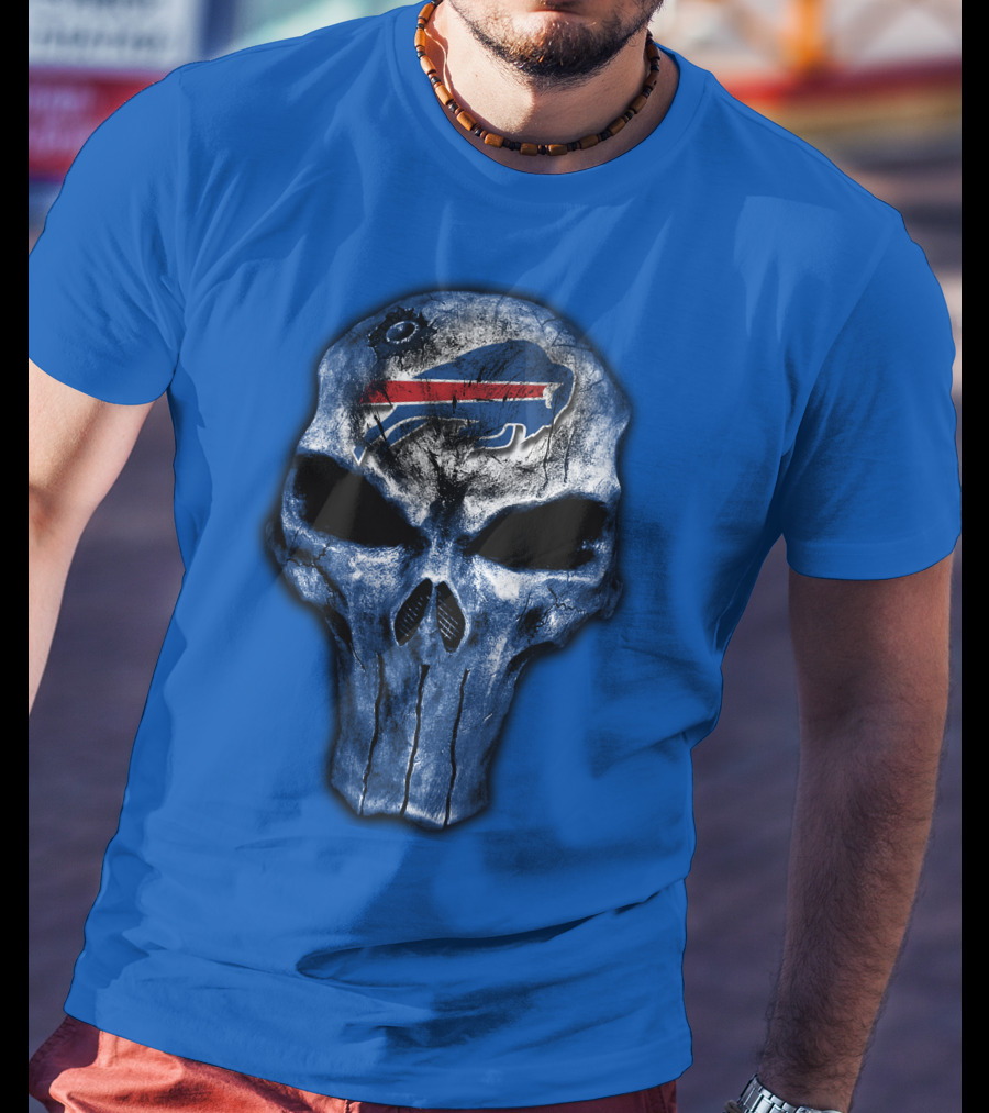 Buffalo Bills Skull Icon T-Shirt