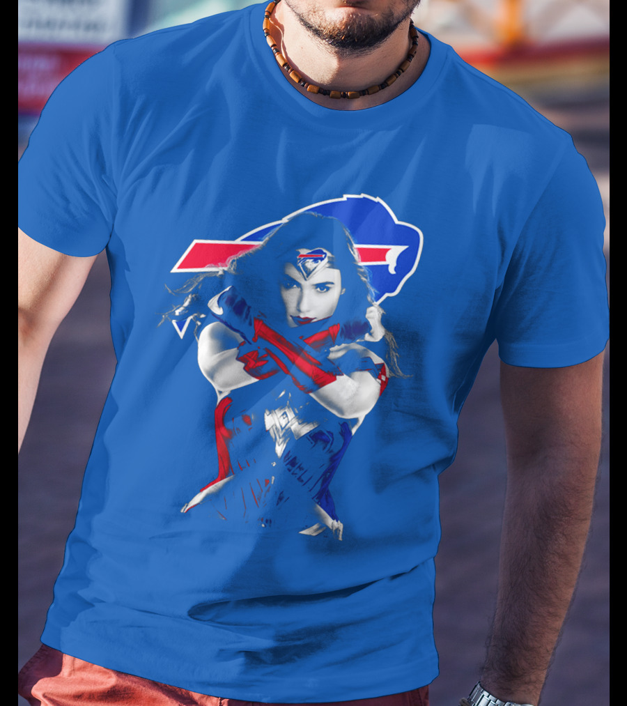 Buffalo Bills Wonder Woman Crossover T-Shirt