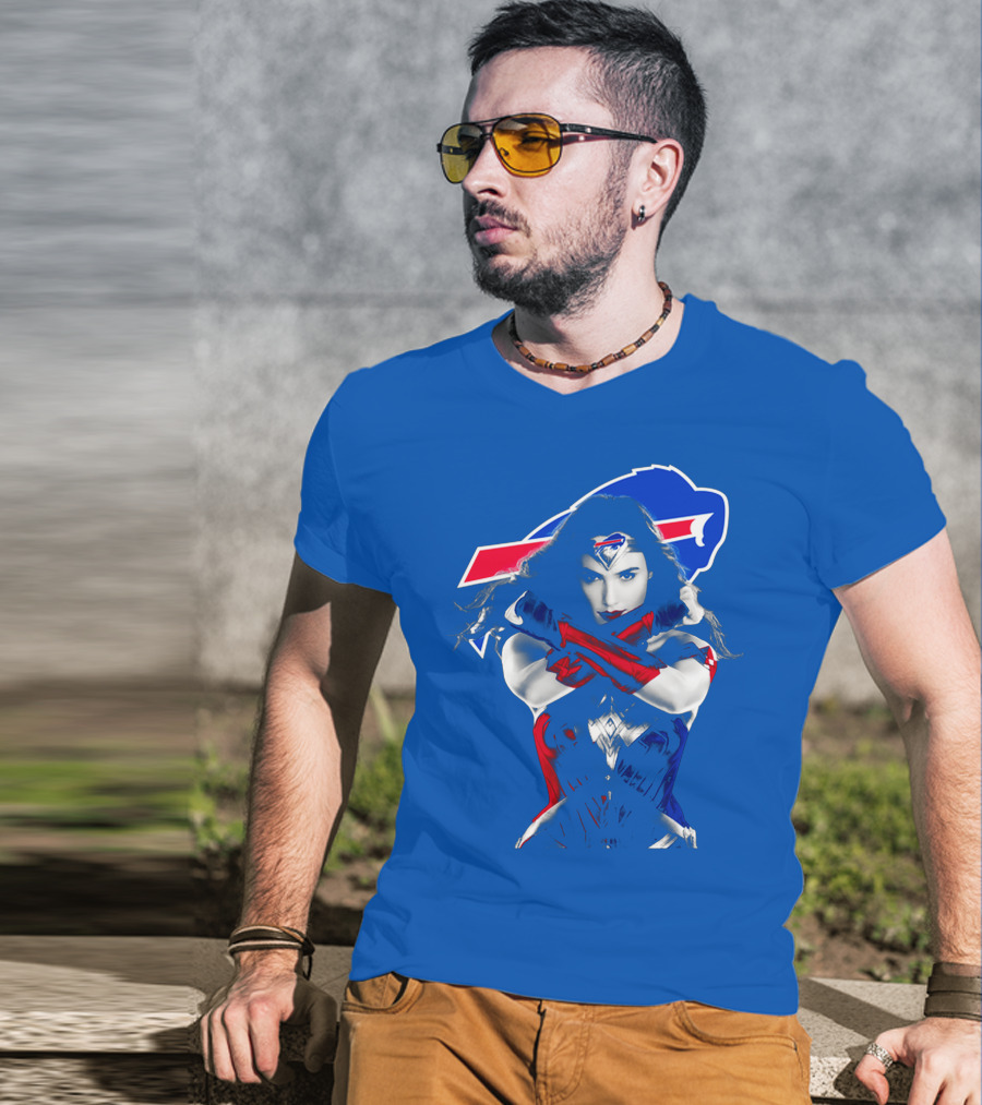Buffalo Bills Wonder Woman Crossover T-Shirt
