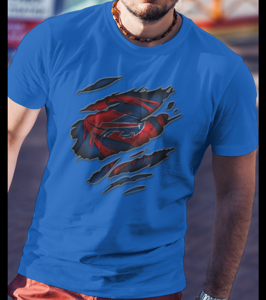Buffalo Bills Logo Claw Design 81 T-Shirt