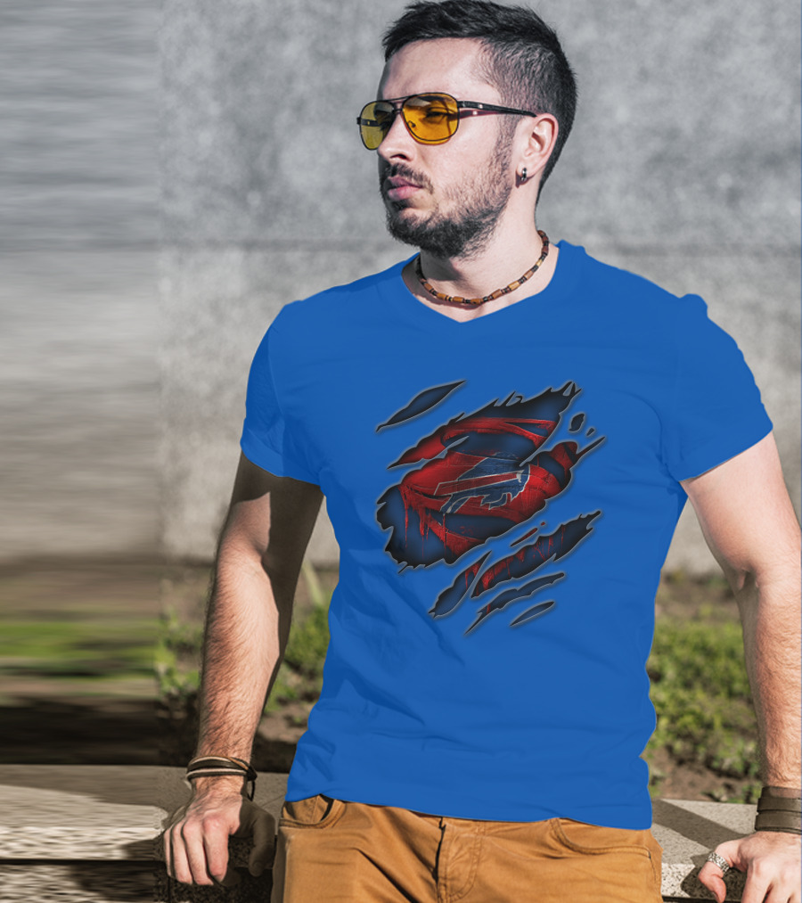 Buffalo Bills Logo Claw Design 81 T-Shirt